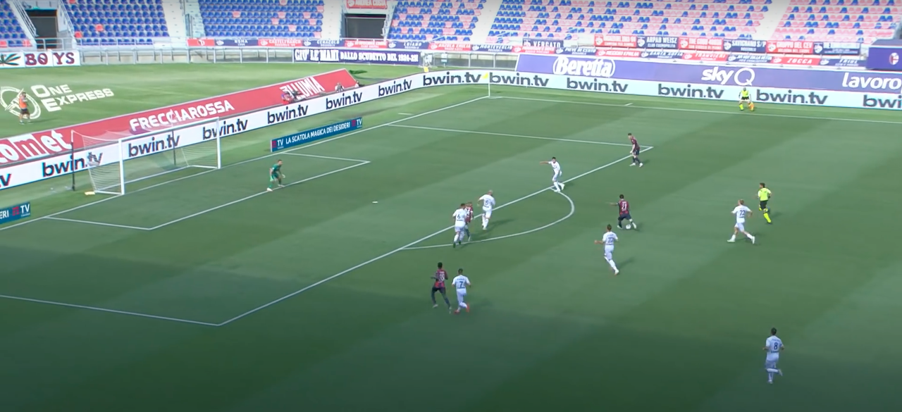 Bologna Lecce 3-2 media voto stampa pagelle definitive Falco Mancosu