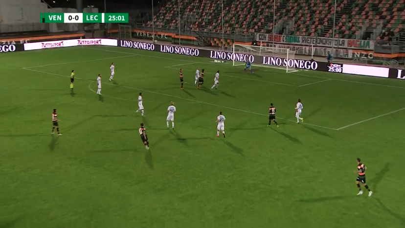 Venezia Lecce 1-0 video gol highlights sintesi playoff voti pagelle Aramu fuori