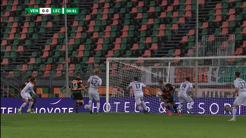 Venezia Lecce 1-0 video gol highlights sintesi playoff voti pagelle Modolo fuori