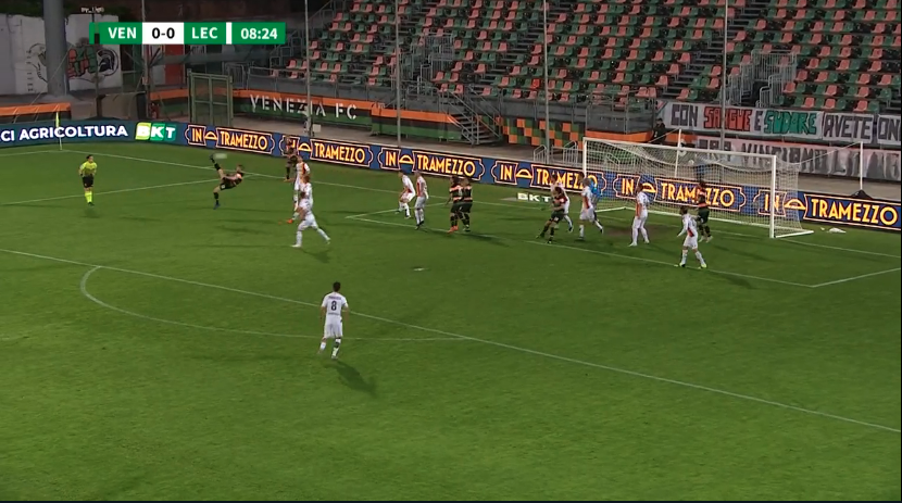 Venezia Lecce 1-0 video gol highlights sintesi playoff voti pagelle Modolo rovesciata