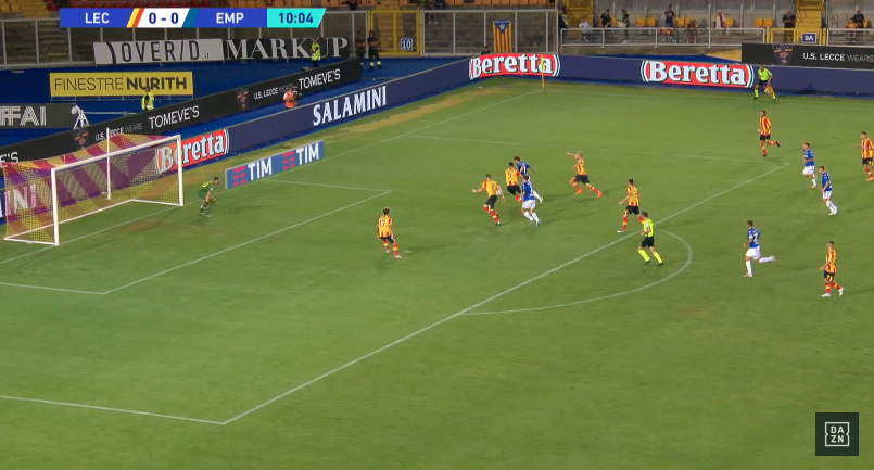 Lecce Empoli 1-1 sintesi media voti pagelle stampa nazionale locale Lammers Pongracic