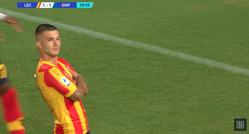 Lecce Empoli 1-1 sintesi media voti pagelle stampa nazionale locale Strefezza