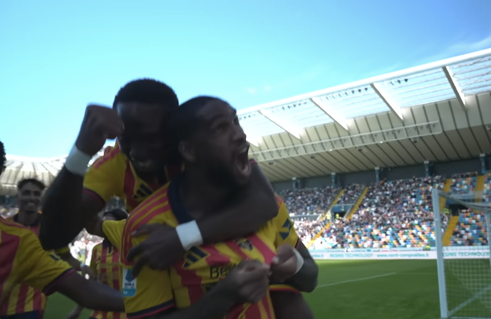 Udinese-Lecce 0-3: N’dri 7,65 Guebbels 5,15 Di Francesco 7,35. Pagelle Definitive